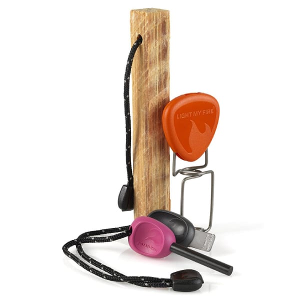 Light My Fire Firelighting Kit and Grandpa’s FireFork – Fuschia and Orange or Green and Black Camping