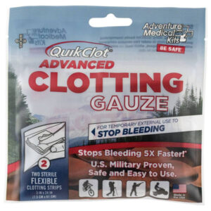 Adventure Medical Kits QuikClot Advanced Clotting Gauze Camping