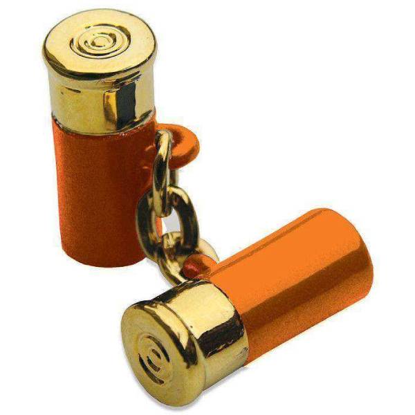 Bird Dog Bay 12 Gauge Brass Cufflinks – Orange Accessories
