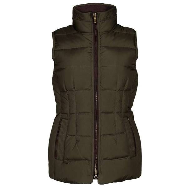 Dubarry Spiddal Women’s Quilted Vest – Olive Clothing