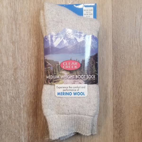 Clear Creek Medium Weight Boot Socks Merino Wool ★ The Sporting Shoppe ...