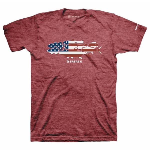 Simms Flag Species T-Shirt – Red Heather Clothing