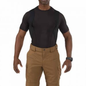 5.11 Tactical Men’s Holster Crew Polyester/Spandex Shirt Men's Clothing