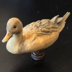 DeLodzia Epoxy Pin Tail Duck Resting Lamp Topper Miscellaneous