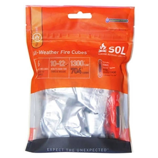 Survive Outdoors Longer All-Weather Fire Cubes Camping