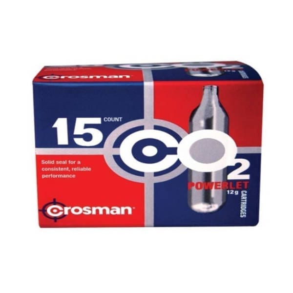Crosman CO2 Cartridges Powerlet 12 Gram Firearm Accessories