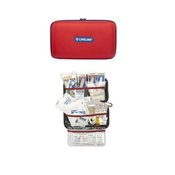 Deluxe Hard-Shell Foam First Aid Kit Camping