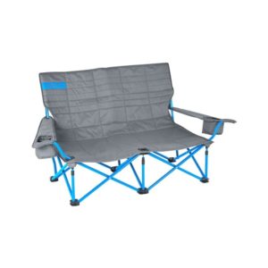 Kelty Low Loveseat Chair – Smoke/Paradise Blue Camping