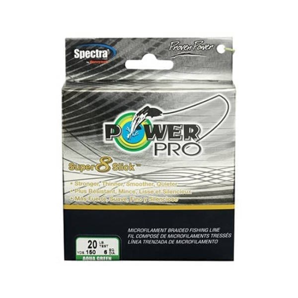 PowerPro Super 8 Slick Braided Line 150 Yards 20 lbs Accessories