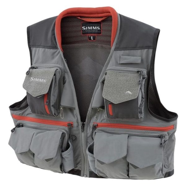 Simms Guide Fly Fishing Vest – Steel Fishing