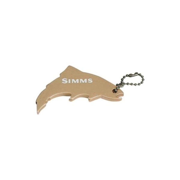 SIMMS Thirsty Trout Key Chain, Gold Fishing