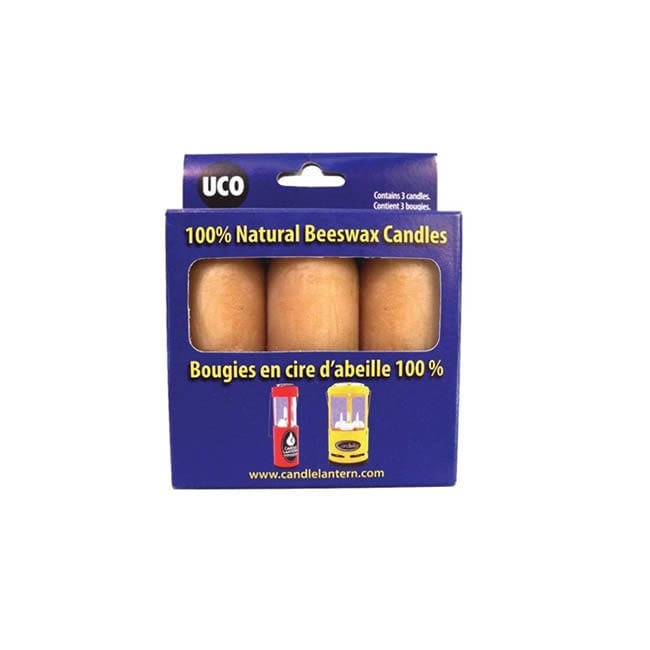 Beeswax Candles – 3 Pack Camping Essentials
