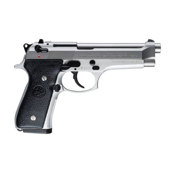Beretta 92FS Inox Stainless 9mm 4.9″ Handgun Firearms