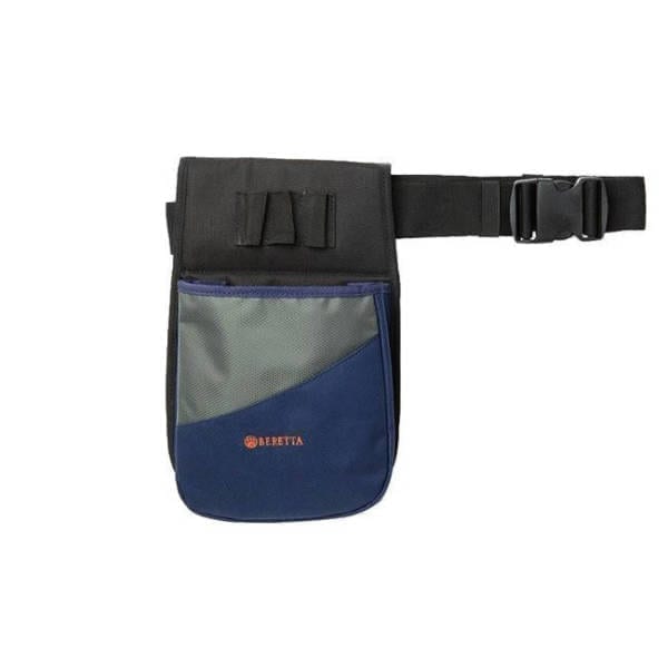 Beretta 50 Cartridge Shell Pouch, Blue and Gray Accessories