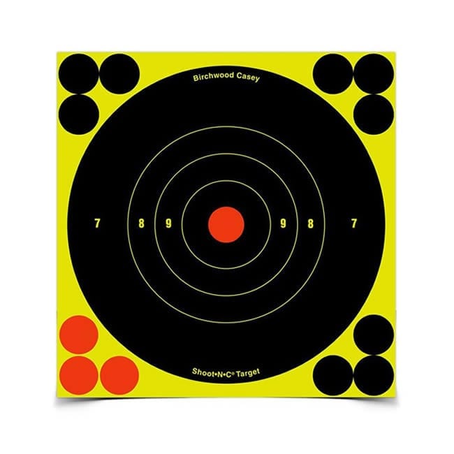 Birchwood Casey Shoot-N-C Bulleye 5 1/2″ Targets 50 Pack Firearm Accessories