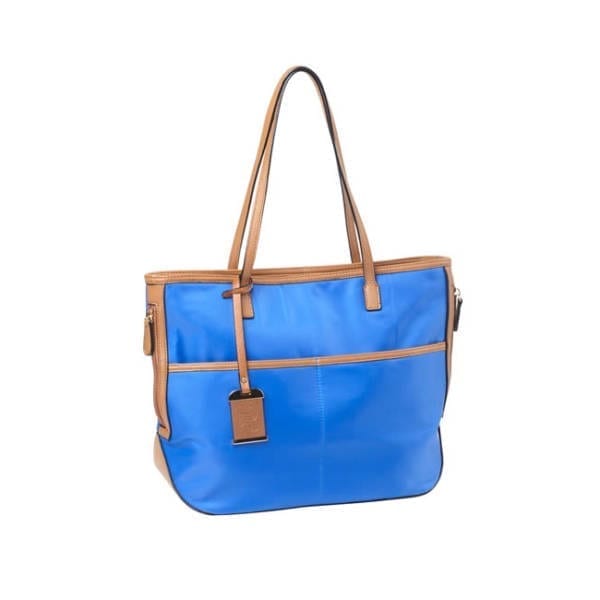 Bulldog Tote Style Purse, Blue Holsters