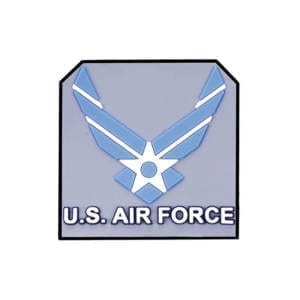 G.P.S. Air Force Rubber Medallion 2pk Backpacks, Bags, & Cases