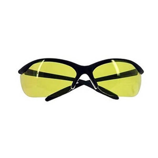 Howard Leight Vapor II Black Frame Amber Lens Glasses Eye & Ear Protection