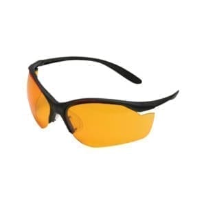 Howard Leight Vapor II Black Frame Orange Lens Glasses Eye & Ear Protection