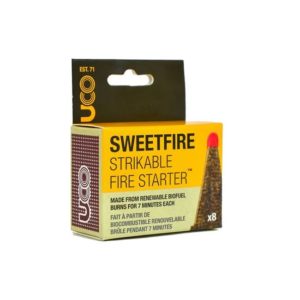 UCO Gear Sweetfire Strikable Fire Starters, 8pk Camping