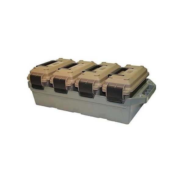 MTM 4-Can Ammo Crate Dark Earth Ammo Cans & Boxes