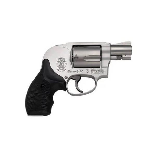 Smith & Wesson 638 Airweight Single/Double .38 Special 1.875″ 5 Black Synthetic Stainless Firearms