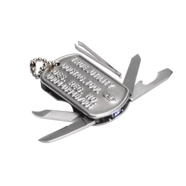 True Utility TU30 DogTag Stainless Steel Compact Multi-tool Home & Garden