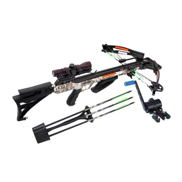Carbon Express PileDriver 390 Crossbow Package w/ Cranking Device Archery