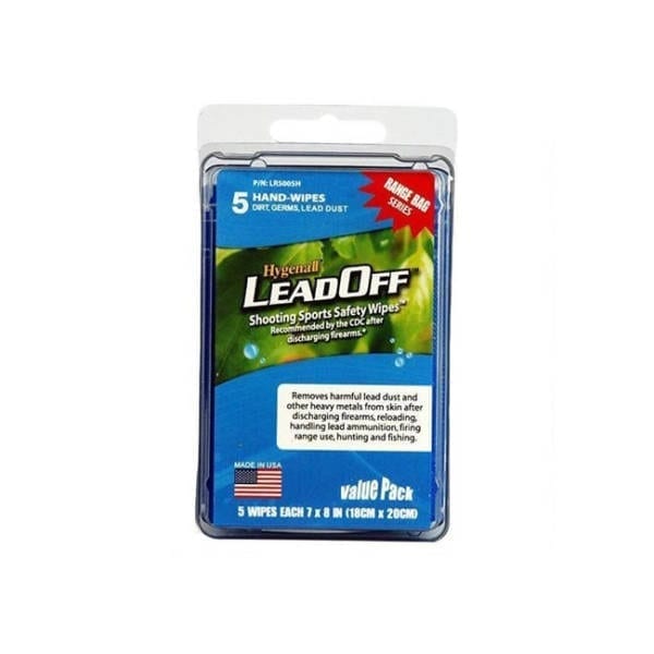 Hygenall Lead Off Shooting Sports Safety Wipes Clothing Accessories