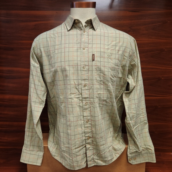 Harkila Terrence Checkered Button-Down Shirt – Light Green Clothing