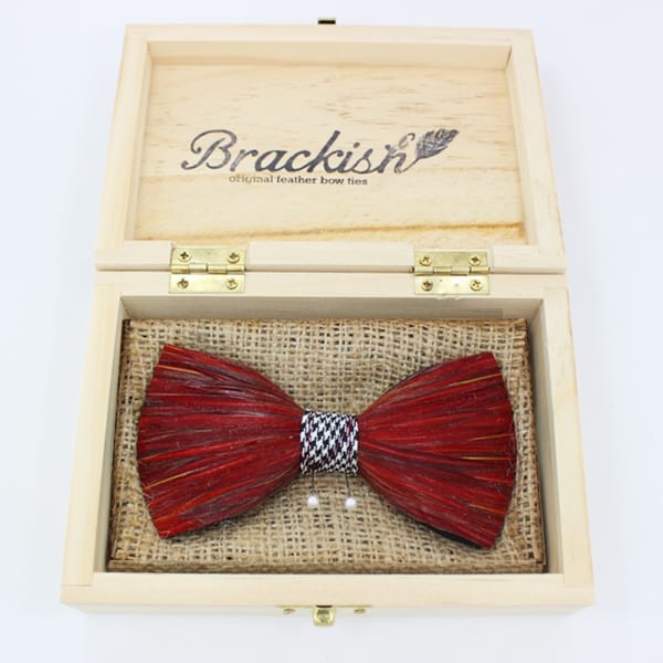 Brackish Bowties Dawho 142 – 4.5″x 2.5″ Pinned Bowtie Bow Ties