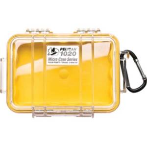 Pelican 1020 Micro Case Yellow/Clear Camping