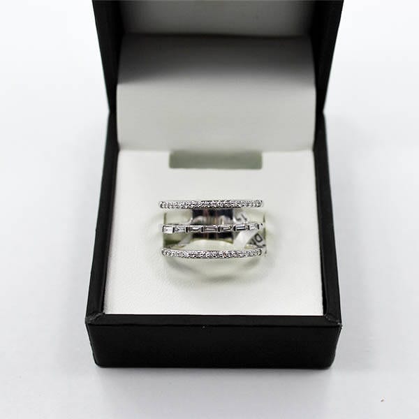 Diamond & White Gold Ring 5.59 Grams – 0.33 Carat Jewelry