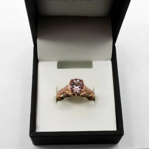 Diamond & Rose Gold Ring 18K, 3.74 Grams – 0.13 Carats Unique Offerings
