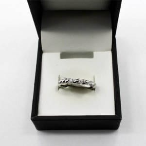 White Gold, Diamond Ring 2.40 Grams – 0.10 Carat Diamond Jewelry
