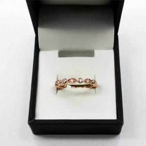 Rose Gold Diamond Ring 3.78 Grams – 0.16 Carat Diamond Unique Offerings
