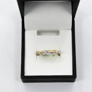 Diamond & Yellow Gold Ring (14 KTW – 0.10 Carats) Unique Offerings