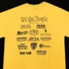 Second Amendment Rifle Flag Yellow T-Shirt (Medium) Clothing