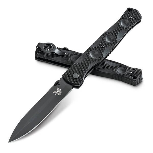 Benchmade 390SBK SOCP 4.5″ Black Class Folding Knife Folding Knives