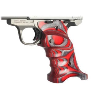 Volquartsen Laminated Wood Grips for Mark IV Model (Red) Firearm Accessories