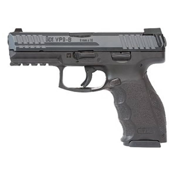 Heckler & Koch VP9-B Push Button 9mm Handgun Firearms