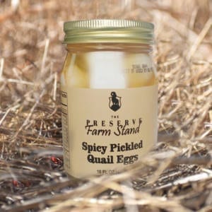 Preserve Farm Stand – Spicy Pickled Quail Eggs Preserve Farm Stand