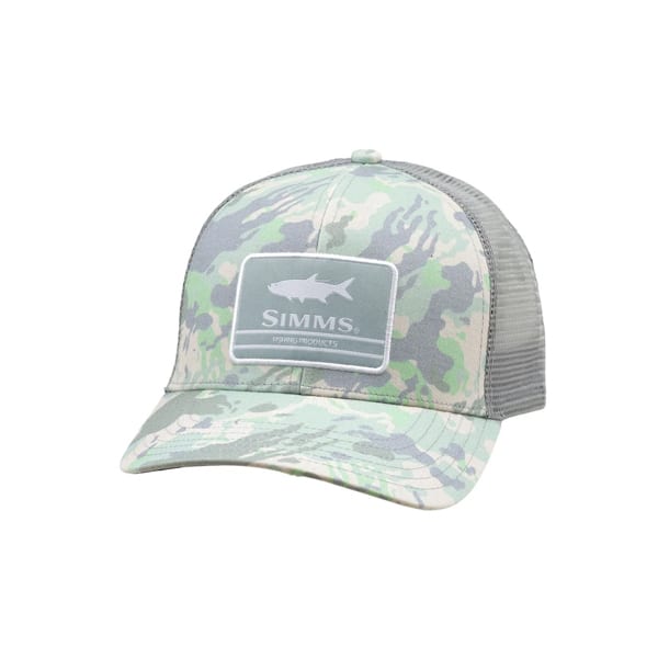 Simms Tarpon Patch Trucker Hat – Flow Camo Caps & Hats