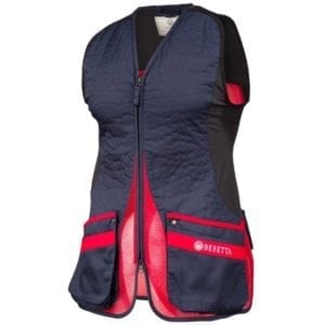 Beretta Women’s Silver Pigeon EVO Vest – Blue Total Eclipse and Red Clothing