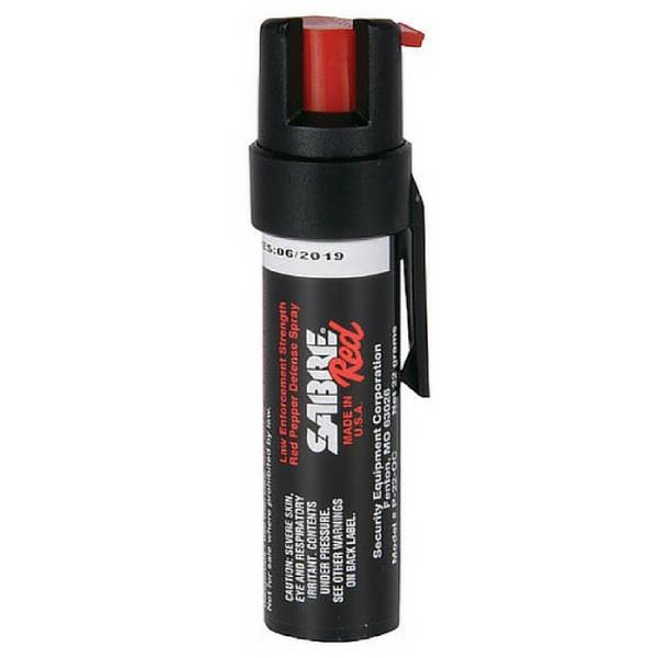 SABRE Red Compact Pepper Spray with Clip – Black Miscellaneous