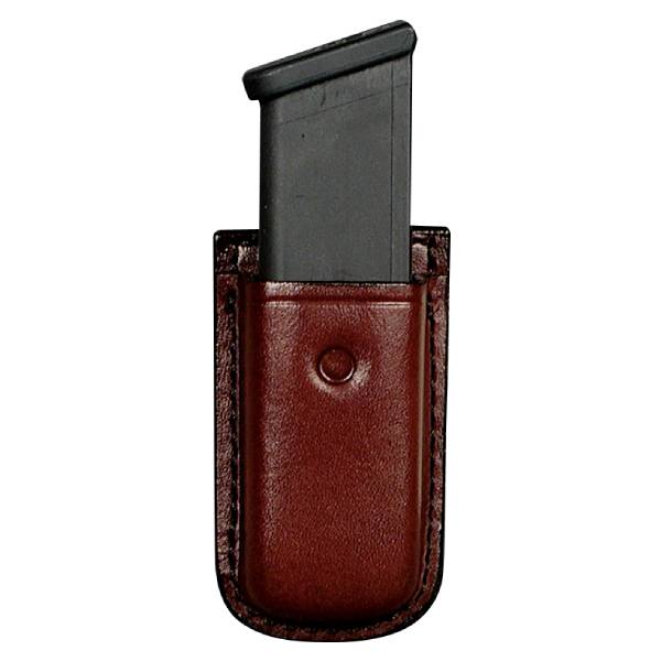 Don Hume D417 Clip-On Leather Magazine Holder – Saddle Brown Firearm Accessories