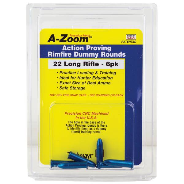 A-Zoom .22 Rimfire Action Proving Dummy Rounds Ammunition