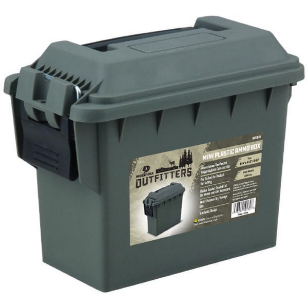 Mossy Oak Outfitters Mini Plastic Ammo Box - OD Green