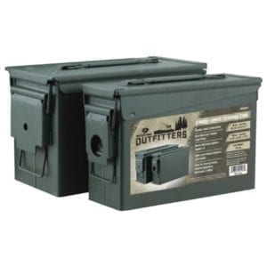 Mossy Oak Outfitters 2-Piece Metal Ammo Storage Can, .30cal & .50cal Ammo Cans & Boxes