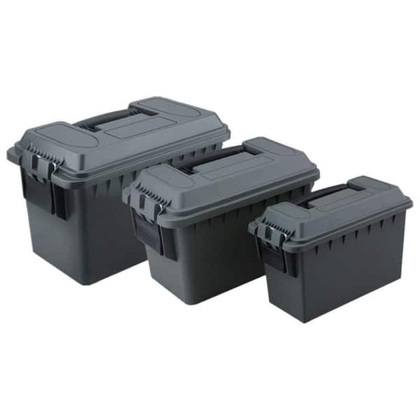 Mossy Oak Outfitters 3 Piece Plastic Ammo Box - OD Green
